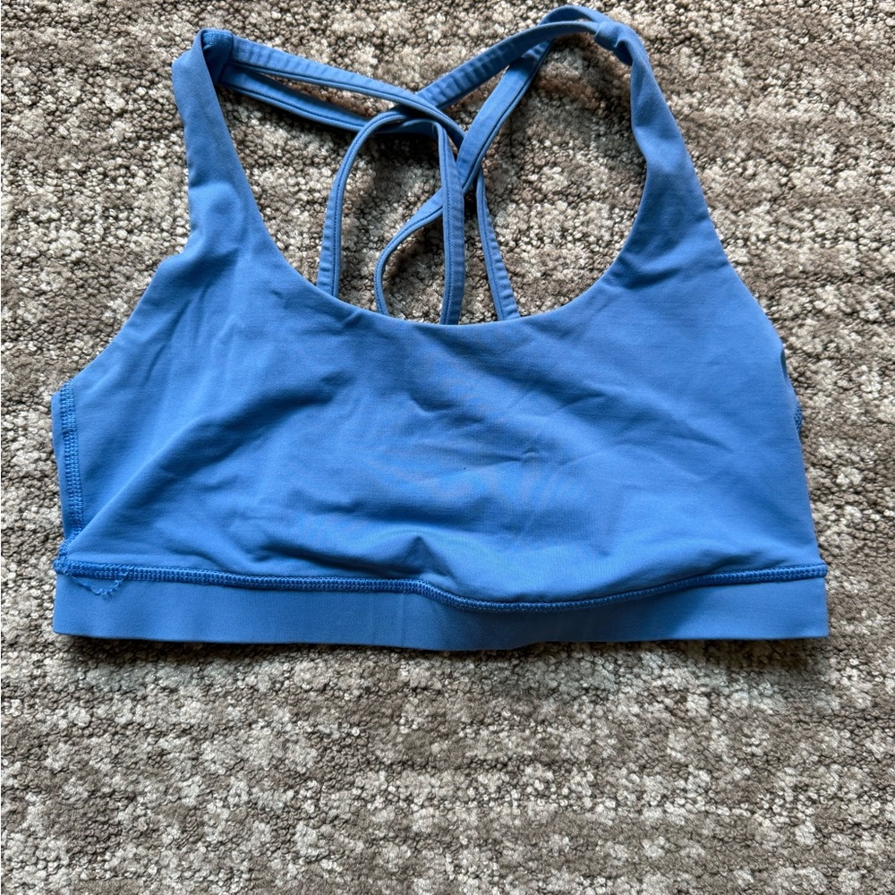 lululemon athletica Strappy Blue Sports Bra
